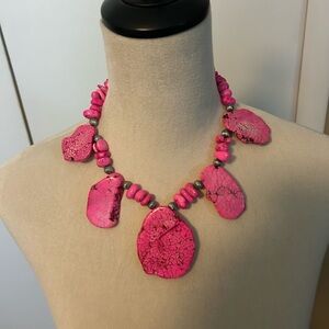 Pink Stone Necklace